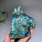 3.3" Labradorite Parrot Head Carving Crystal Healing Bulk Wholesale