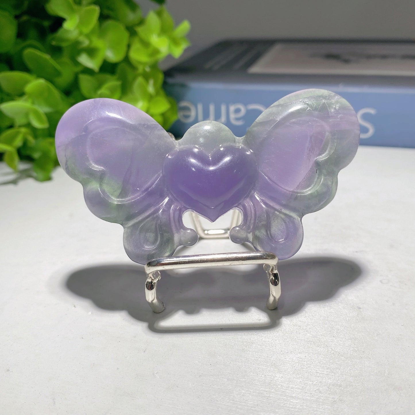 2.7"-3.0" Fluorite Butterfly Carvings Bulk Wholesale