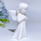 3.6"-3.9" White Jade Carving Crystal Healing Bulk Wholesale