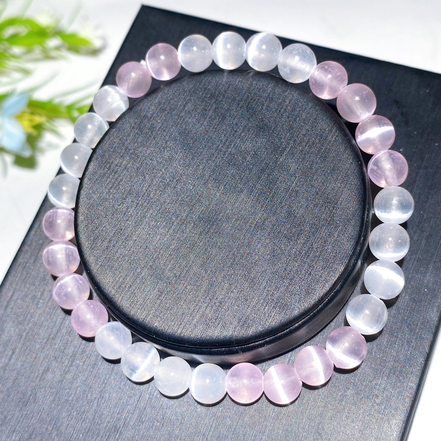 6mm Selenite Bracelet Crystal Healing Bulk Wholesale