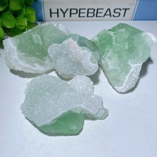 Sugar Green Fluorite Chunks Bulk Wholesale