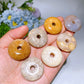 32mm Coral Jade Donut Pendant Crystal Healing Bulk Wholesale