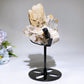 Unique Golden Mica Grow with Aquamarine Black Tourmaline & Quartz Specimen with Stand Crystal Healing Bulk Wholesale