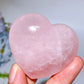 2.0"-2.3" Rose Quartz Heart Carving Crystal Healing Bulk Wholesale