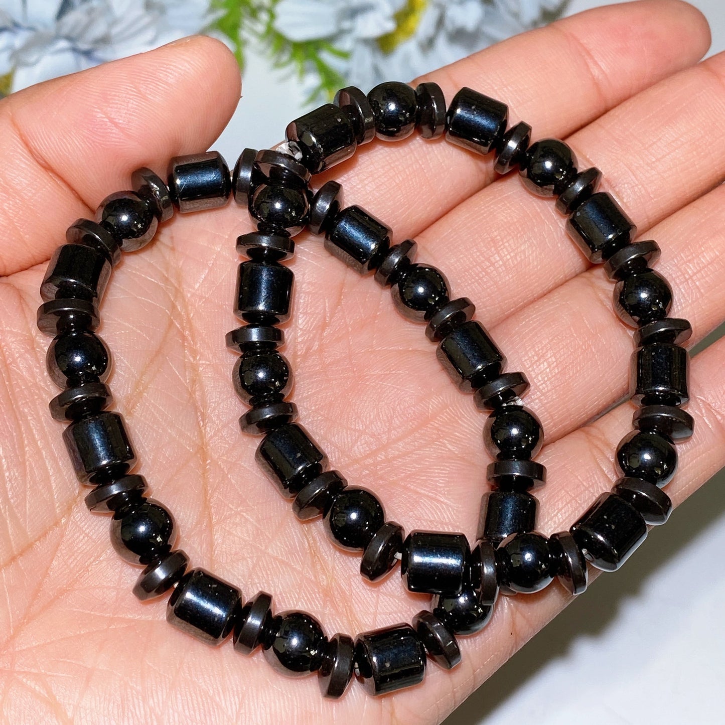 8mm Magnet Barrel Bracelet Crystal Healing Bulk Wholesale