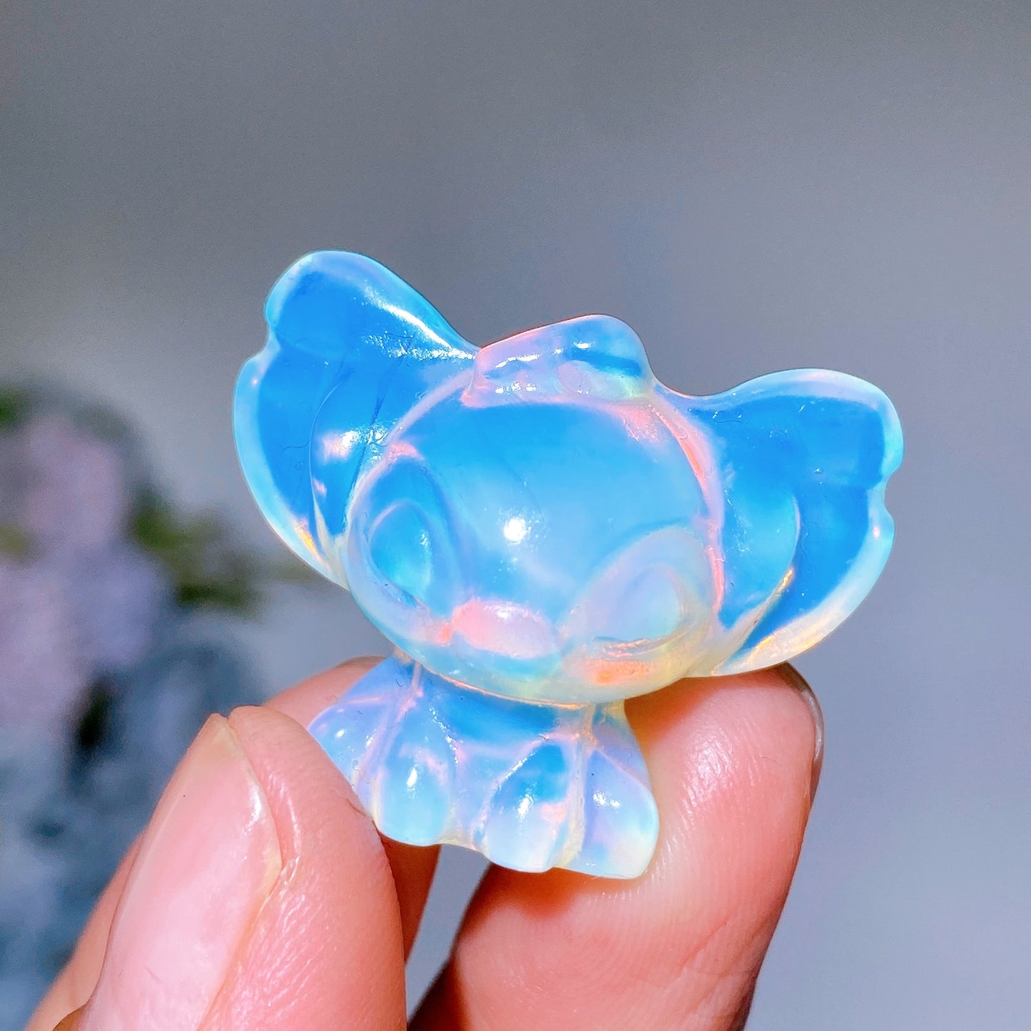 1.5" Crystal Stitch Carving Crystal Healing Bulk Wholesale