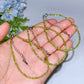 2mm Adjustable Cube Faceted Peridot Bracelet Crystal Healing Bulk Wholesale