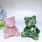 2.3" Crystal Bear Carving Crystal Healing Bulk Wholesale