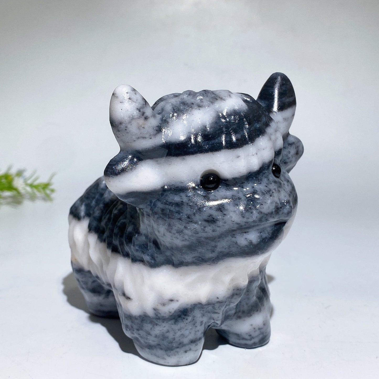 4.2"-4.6" Crystal Cattle Carving Crystal Healing Bulk Wholesale