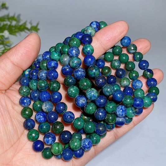 8mm Azurite Bracelet Crystal Healing Bulk Wholesale