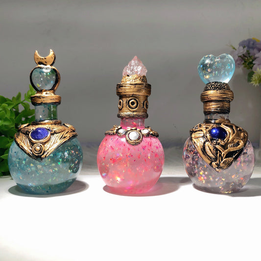 5.5" Resin Magic Potion Bottle Bulk Wholesale