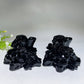 3.0" Black Obsidian Skulls Carving Crystal Healing Bulk Wholesale