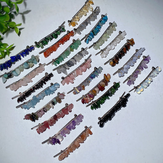 Mixed Crystal Chips Hairpin Bulk Wholesale