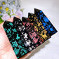 3.3"-4.0" Black Obsidian Point with Printing for Christmas Crystal Healing Bulk Wholesale