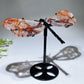 Fire Quartz Dragonfly Wings with Stand Crystal Healing Bulk Wholesale