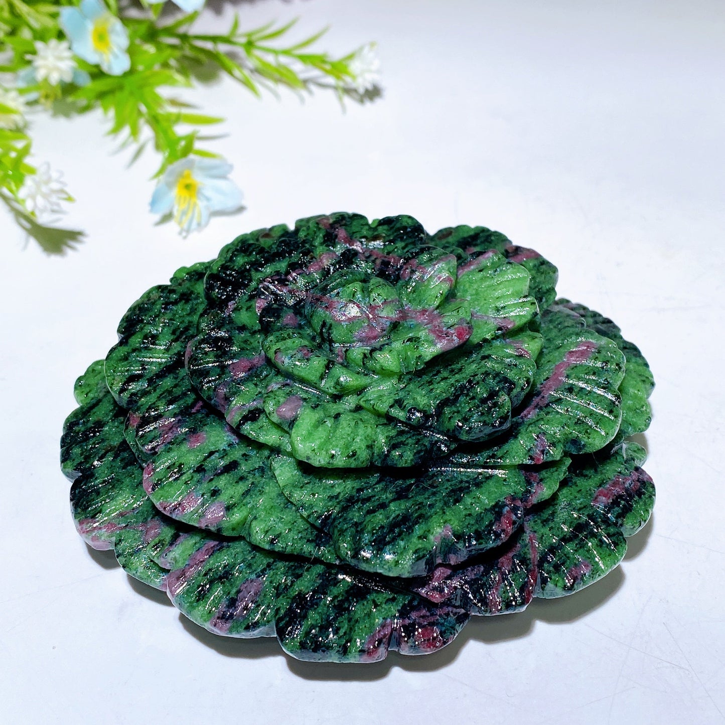 4.1"-4.3" Crystal Flower Carving Crystal Healing Bulk Wholesale