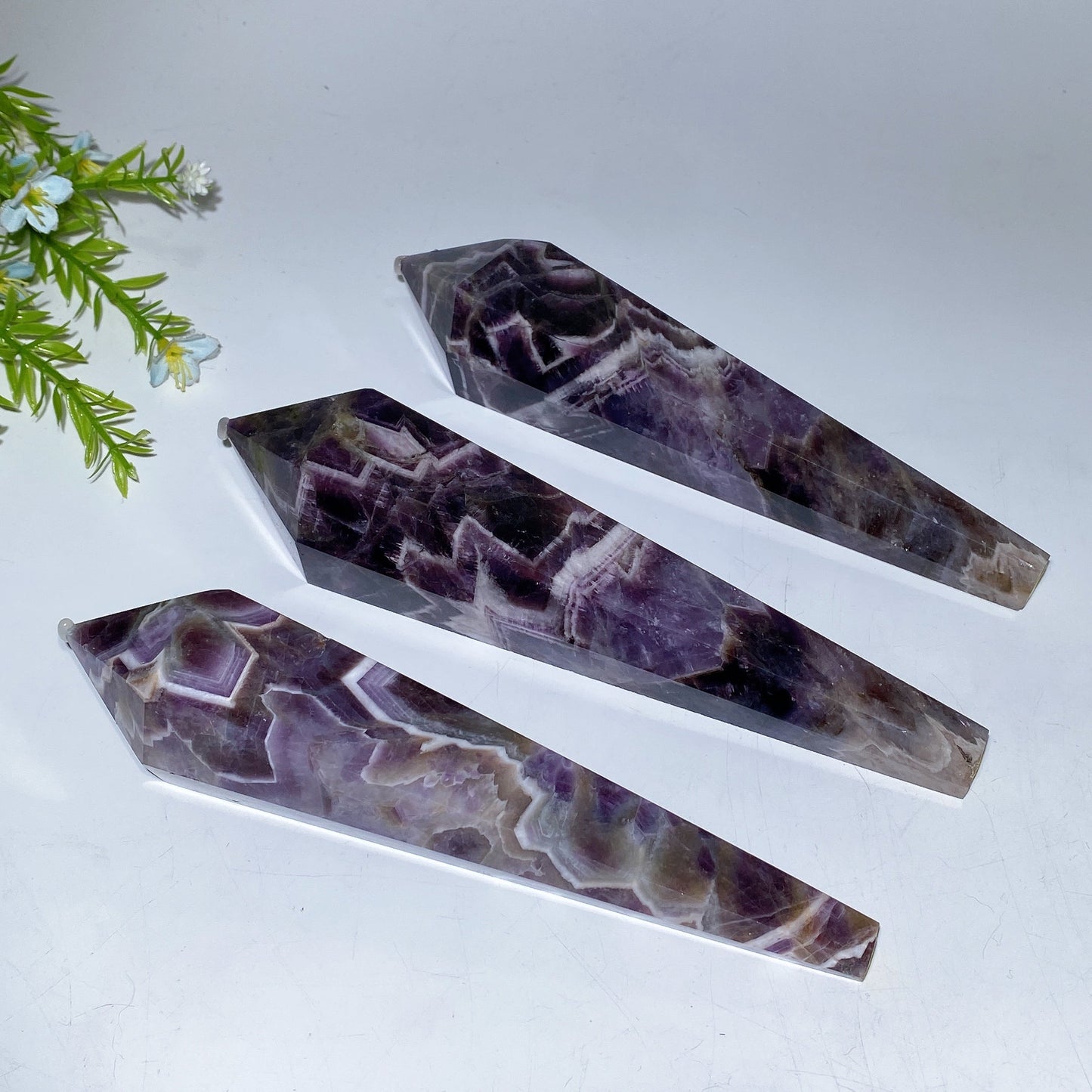 18-20cm Dream Amethyst Wand with Stand Crystal Healing Bulk Wholesale