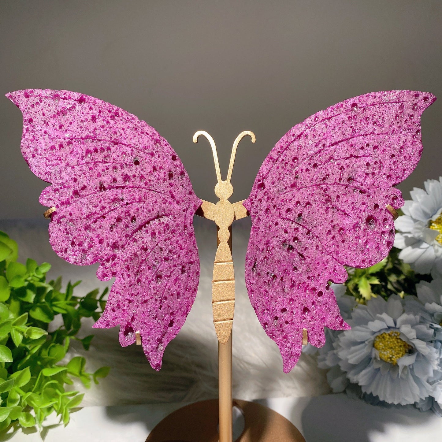 6.2" Crystal Wings with Stands Free Form Bulk WHolesale