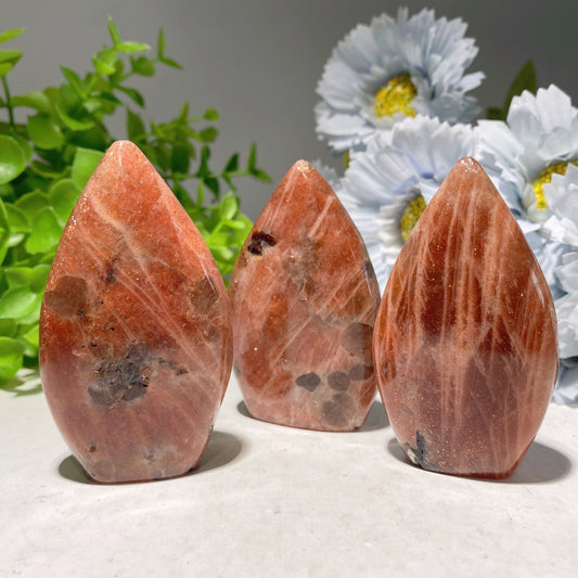 2.5"-3.3" Golden Sunstone Free Form Bulk Wholesale