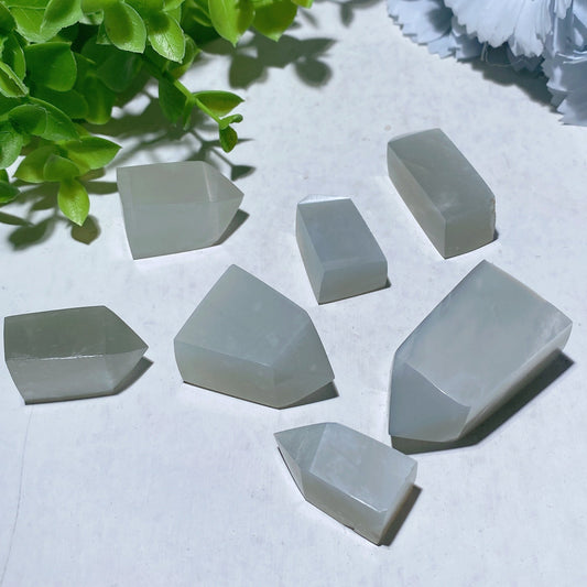 1.0"-2.0" Green Moon Stone Crystal Point Bulk Wholesale