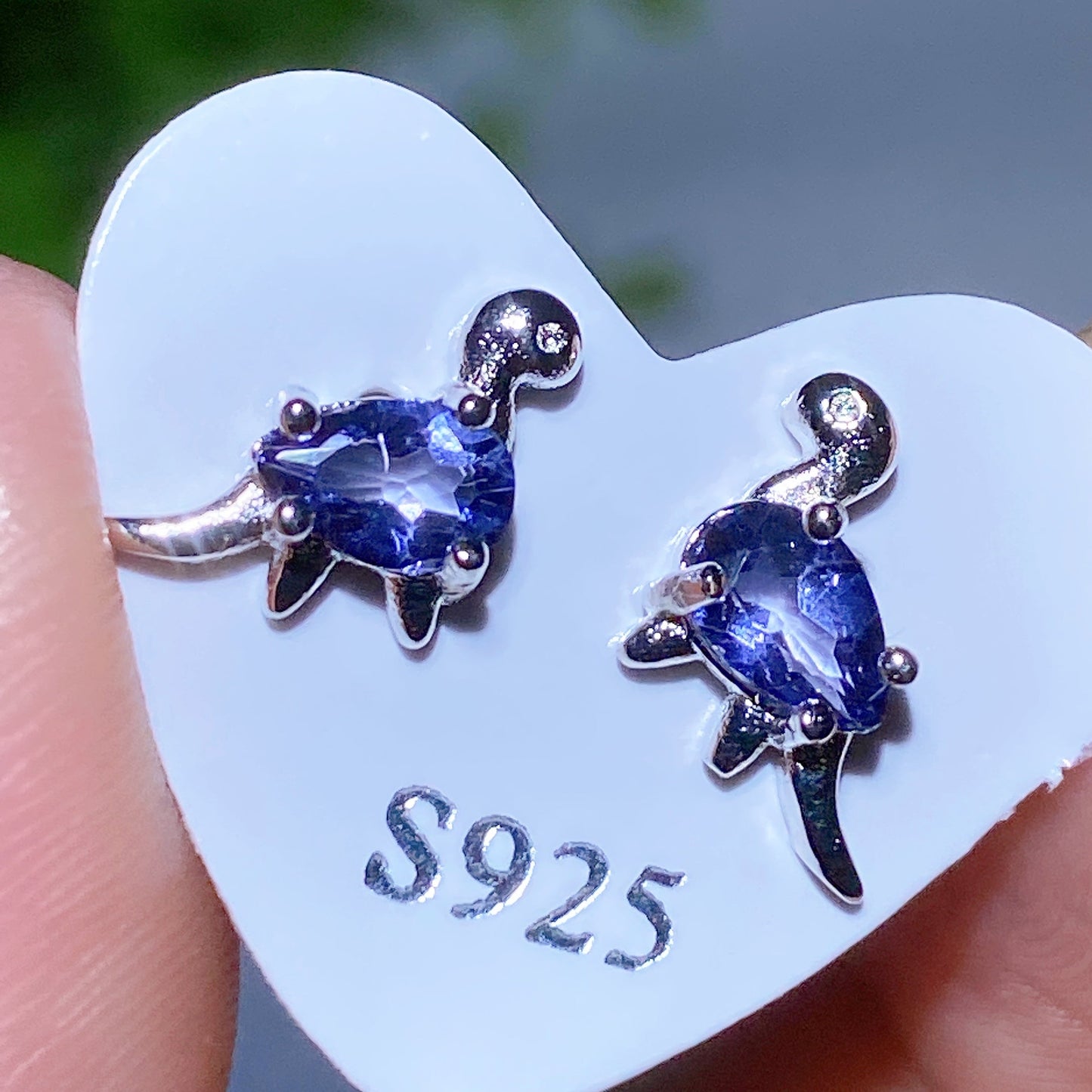 S925 Crystal Ear Stud Earring Crystal Healing Bulk Wholesale