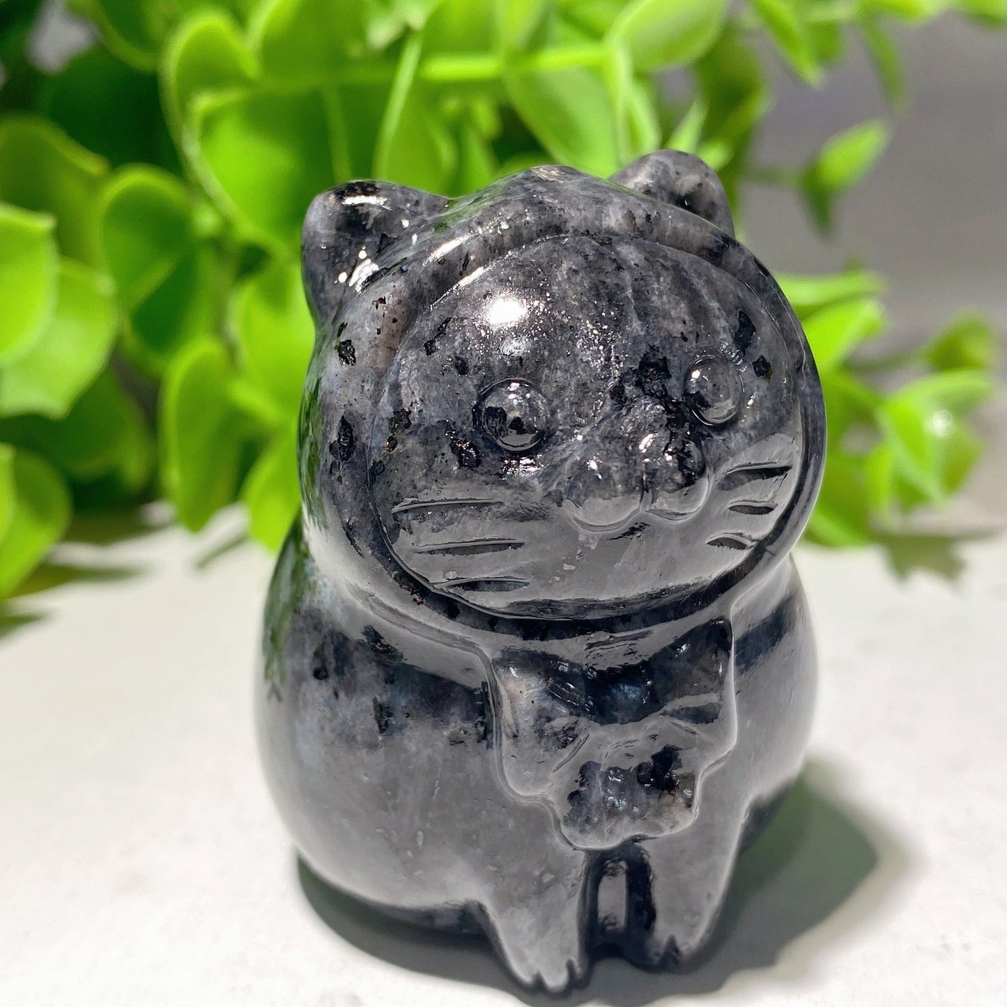 2.0" Mixed Crystal Cat Carvings Bulk Wholesale