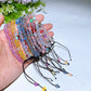 65mm Adjustable Aura Glass Bracelet Crystal Healing Bulk Wholesale