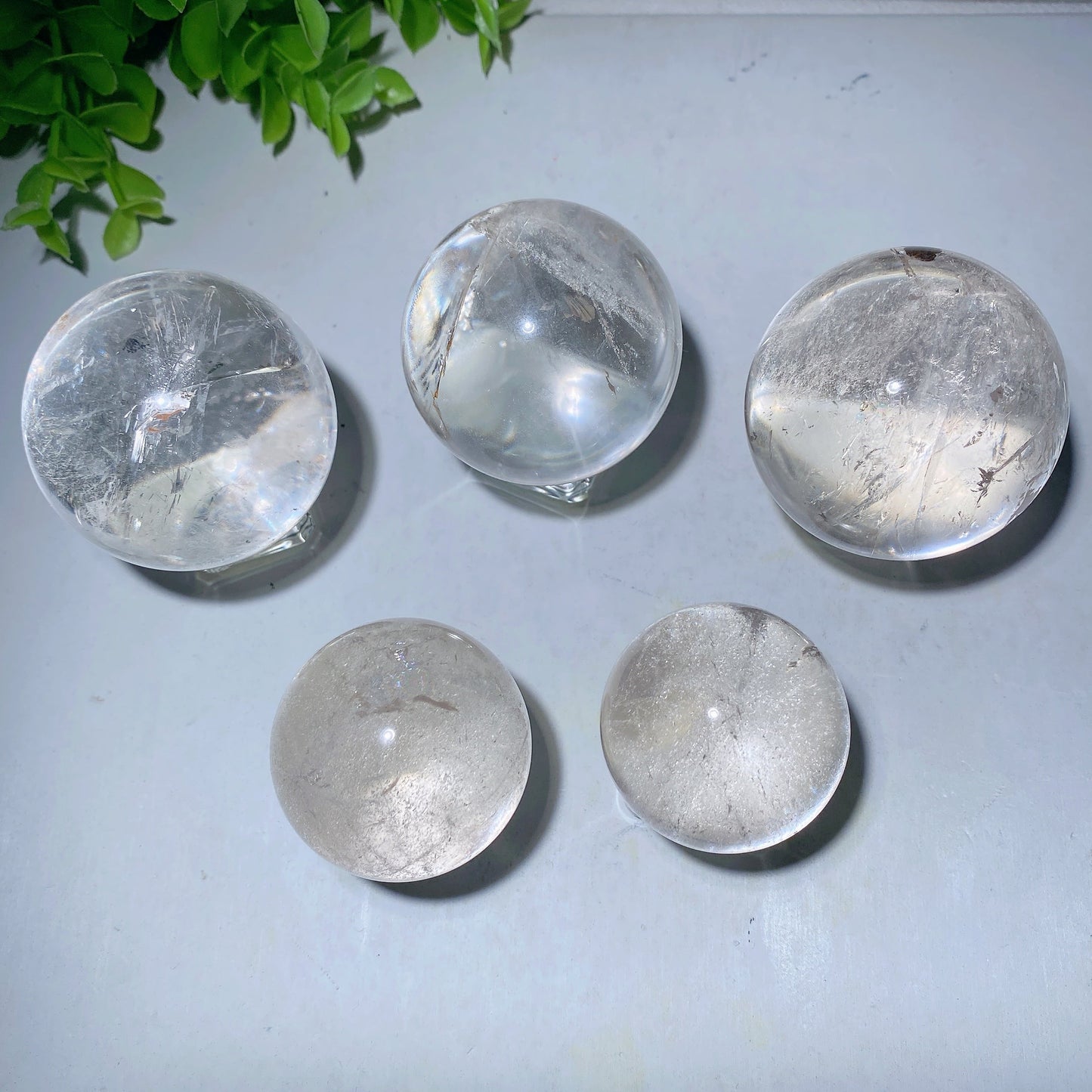 1.3"-2.5" Clear Quartz Sphere Bulk Wholesale