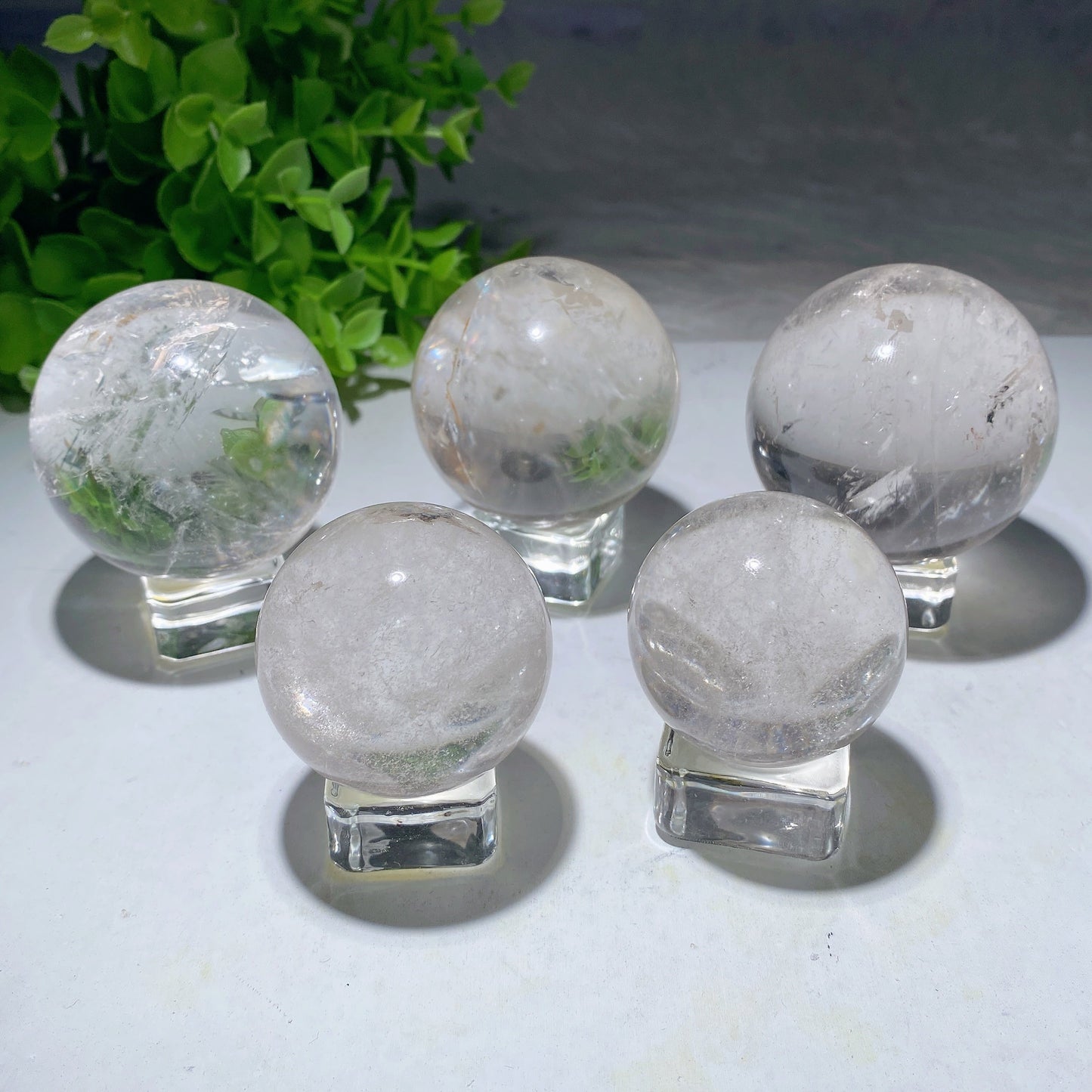 1.3"-2.5" Clear Quartz Sphere Bulk Wholesale