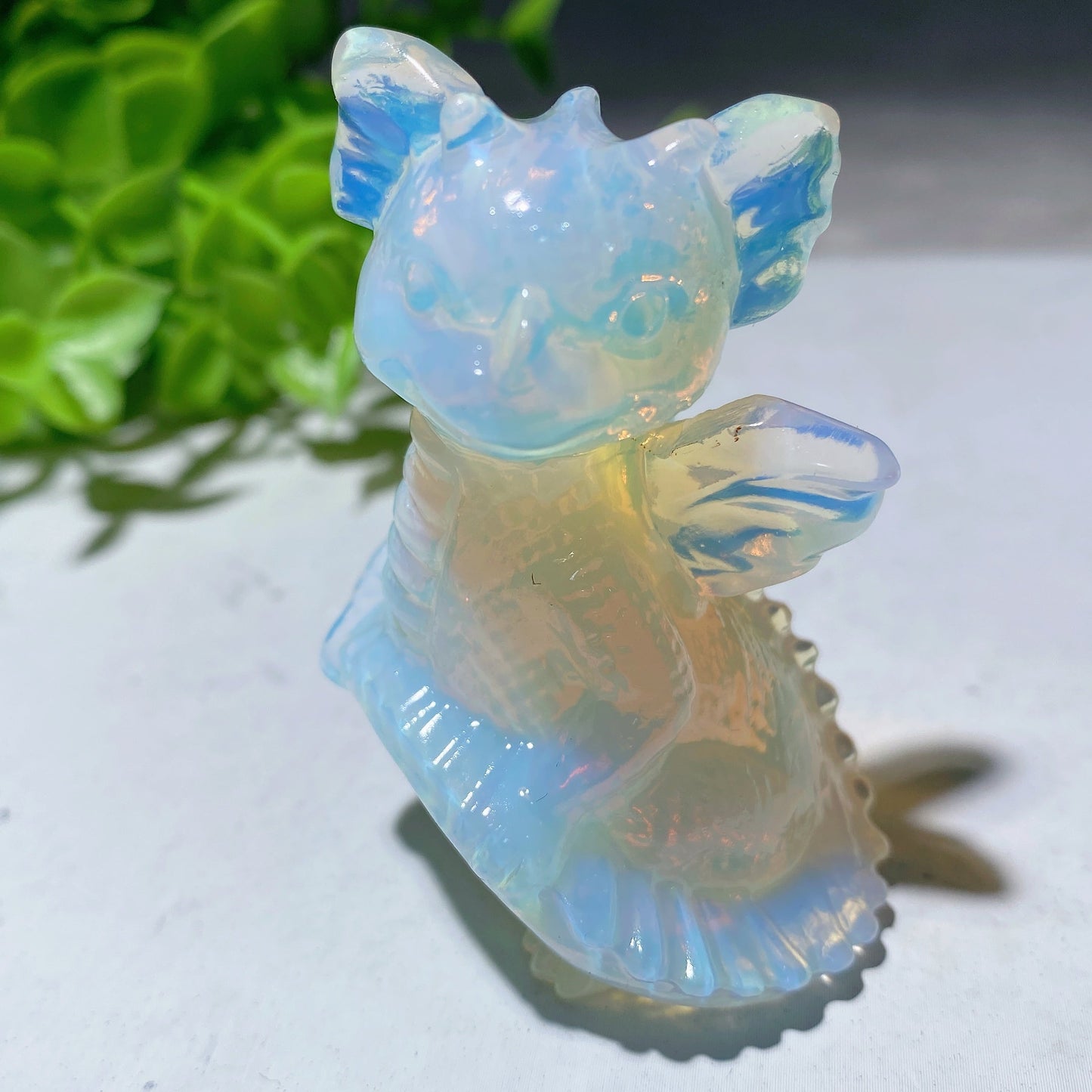 2.2" Mixed Crystal Dragon Carvings Bulk Wholesale