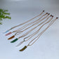 Crystal Wolf Tooth with Cord Necklace Crystal Healing Bulk Wholesale
