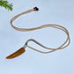 Crystal Wolf Tooth with Cord Necklace Crystal Healing Bulk Wholesale