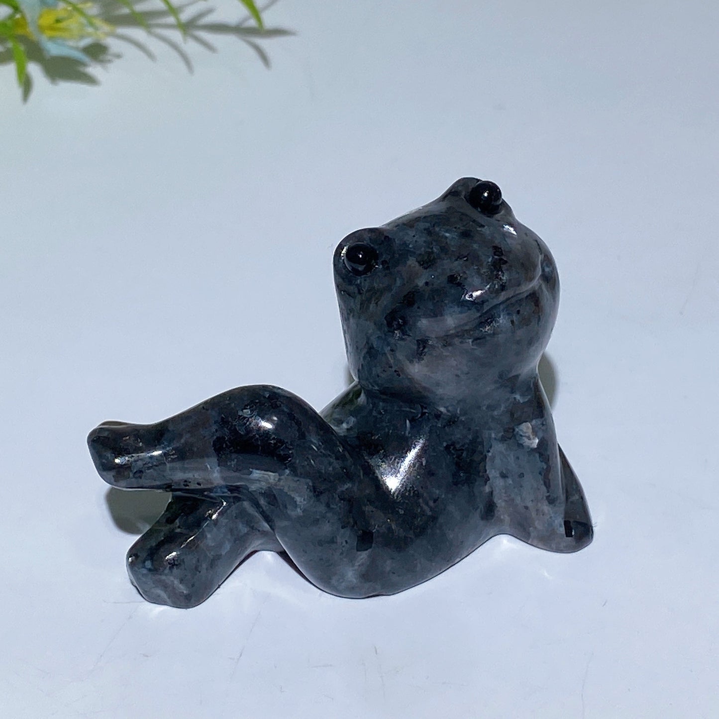 2.4" Crystal Cross Legs Frog Carving Crystal Healing Bulk Wholesale