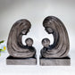 16cm Silver Obsidian Lady Carving Crystal Healing Bulk Wholesale
