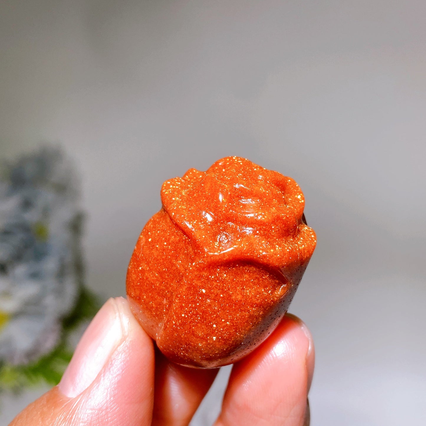 1.3" Crystal Rose Flower Carving Crystal Healing Bulk Wholesale