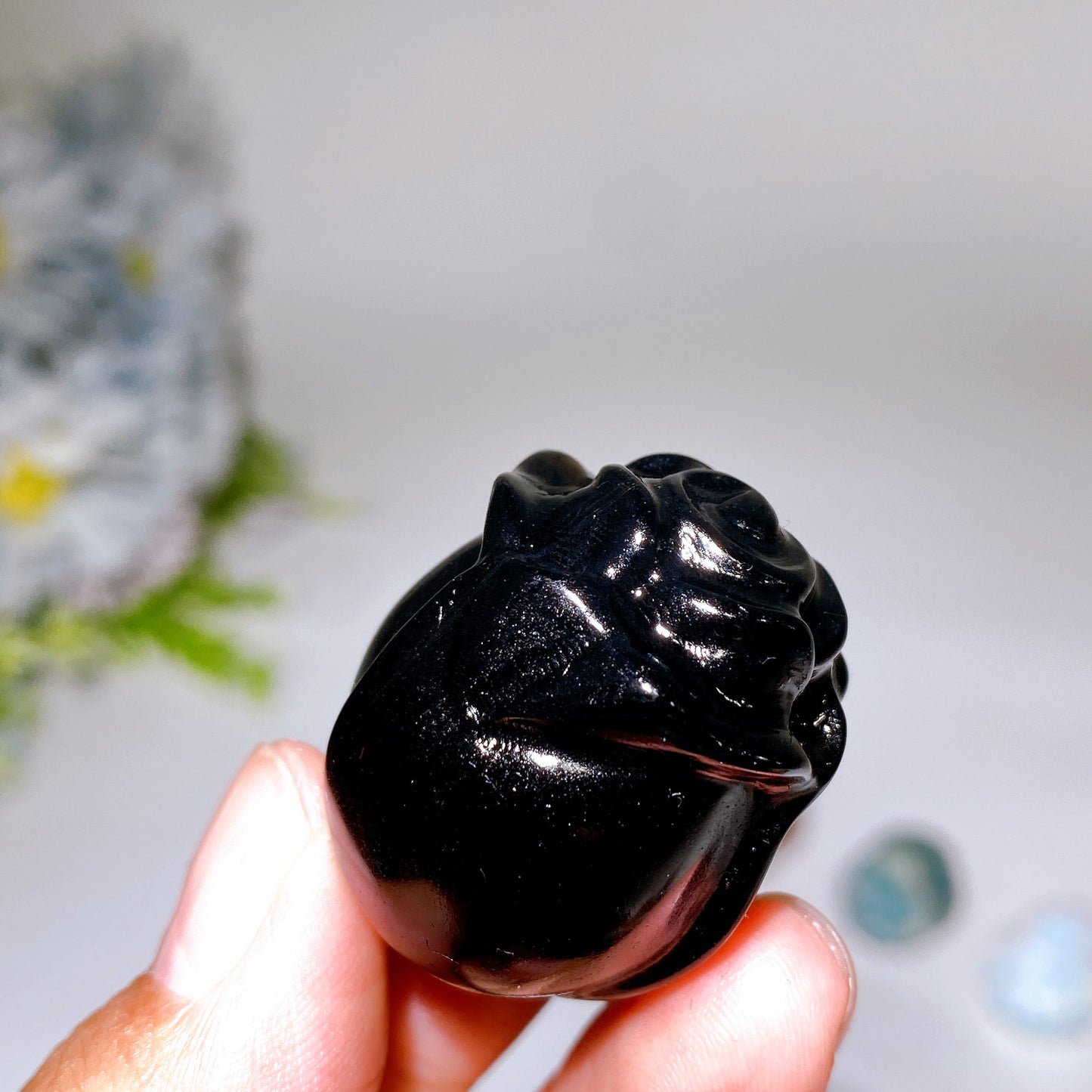 1.3" Crystal Rose Flower Carving Crystal Healing Bulk Wholesale