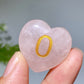 3cm Rose Quartz Heart Carving with 'LOVE' Letter Crystal Healing Bulk Wholesale Mother's Day Gift-1set