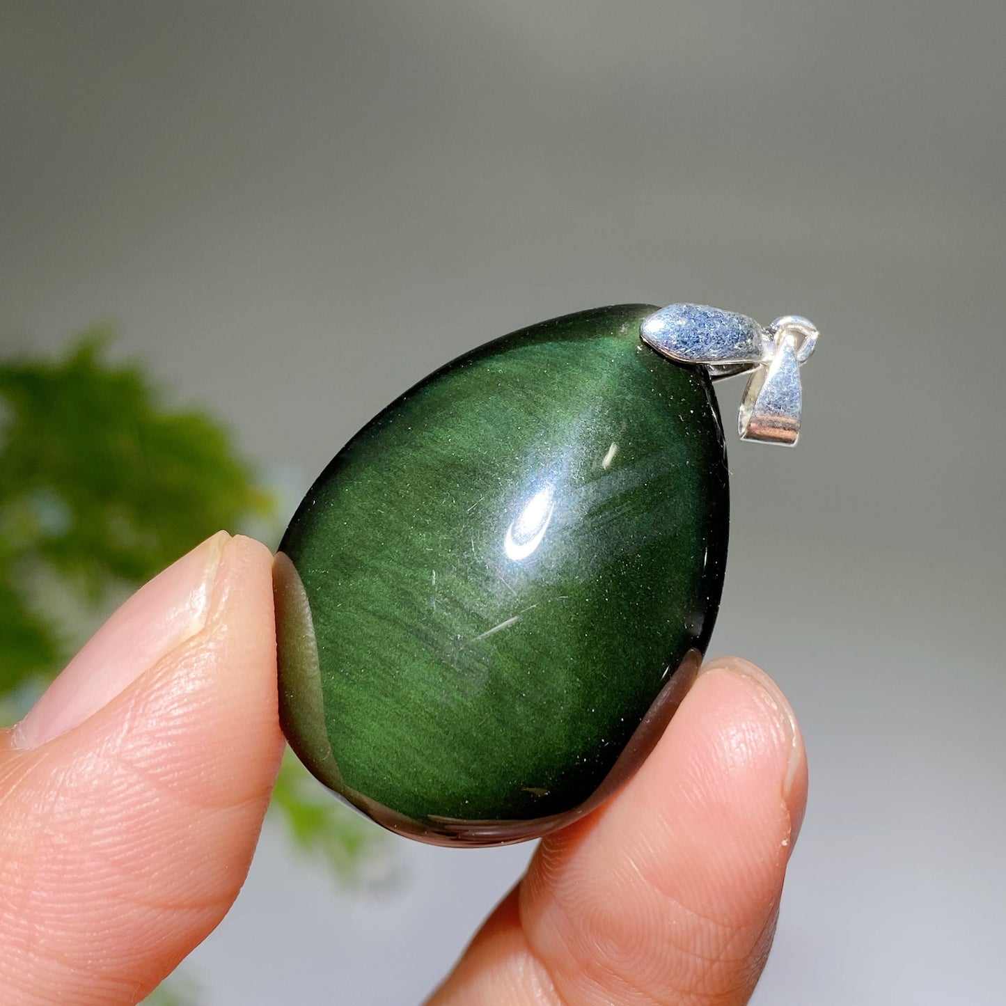 35mm Rainbow Obsidian Water Drop Pendant Crystal Healing Bulk Wholesale