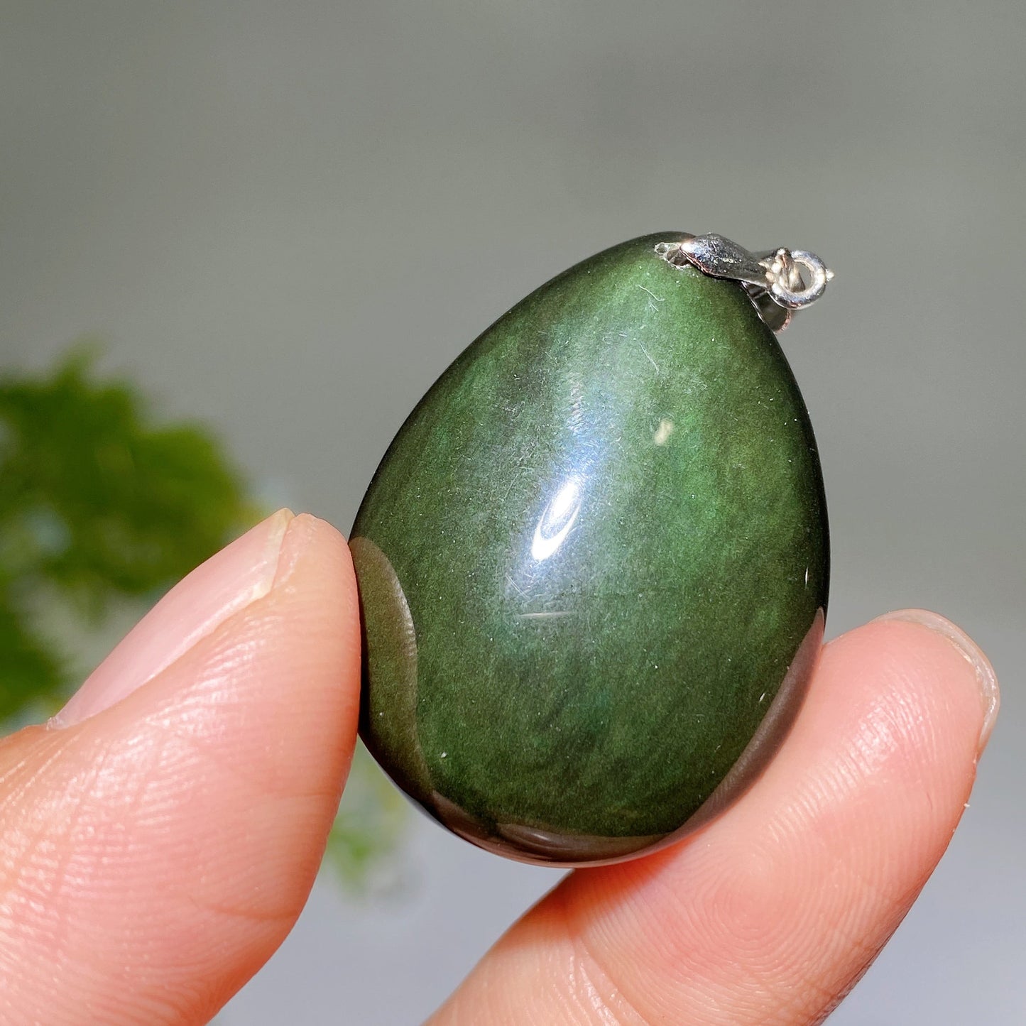 35mm Rainbow Obsidian Water Drop Pendant Crystal Healing Bulk Wholesale
