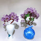 22-24cm Raw Amethyst Flower Vase Free Form Crystal Healing Bulk Wholesale