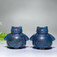 2.3" Ruby In Kyanite UV Reactive Pokemon Snorlax Carving Crystal Healing Bulk Wholesale