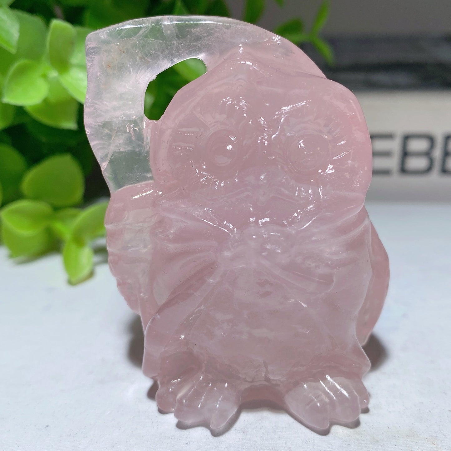 2.3" Mixed Crystal The Death Owl Carvings Bulk Wholesale