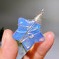 Crystal Star Pendant with Black Cord Necklace Crystal Healing Bulk Wholesale