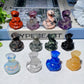 1.4" Mixed Crystal Snake Carvings Bulk Wholesale