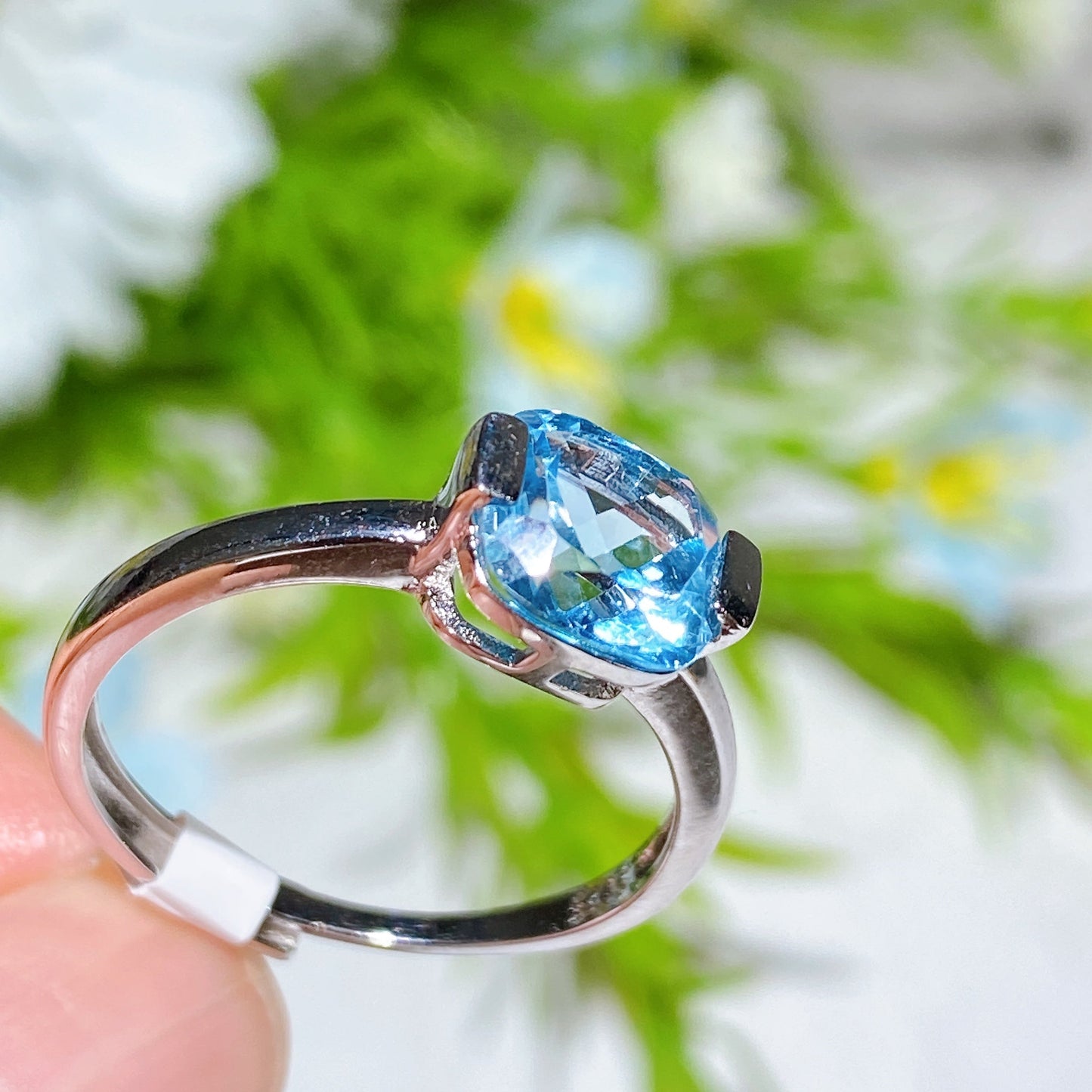 S925 Crystal Ring Crystal Healing Bulk Wholesale