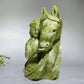 15cm Unique Hand Carved Serpentine Beauty & Horse Free Form Crystal Healing Bulk Wholesale