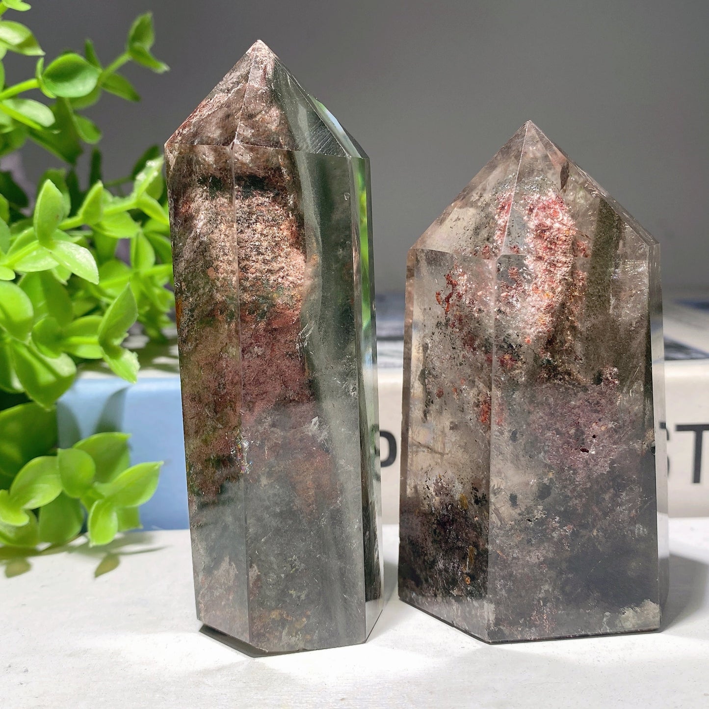 2.5"-4.5" Garden Quartz Tower DT Points Bulk Wholesale