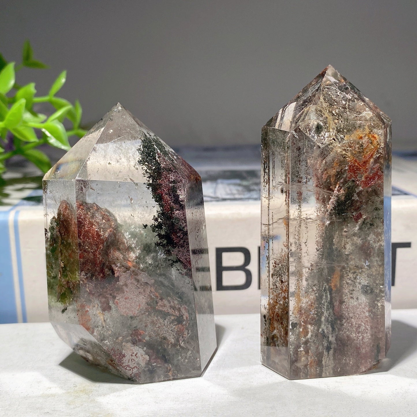 2.5"-4.5" Garden Quartz Tower DT Points Bulk Wholesale