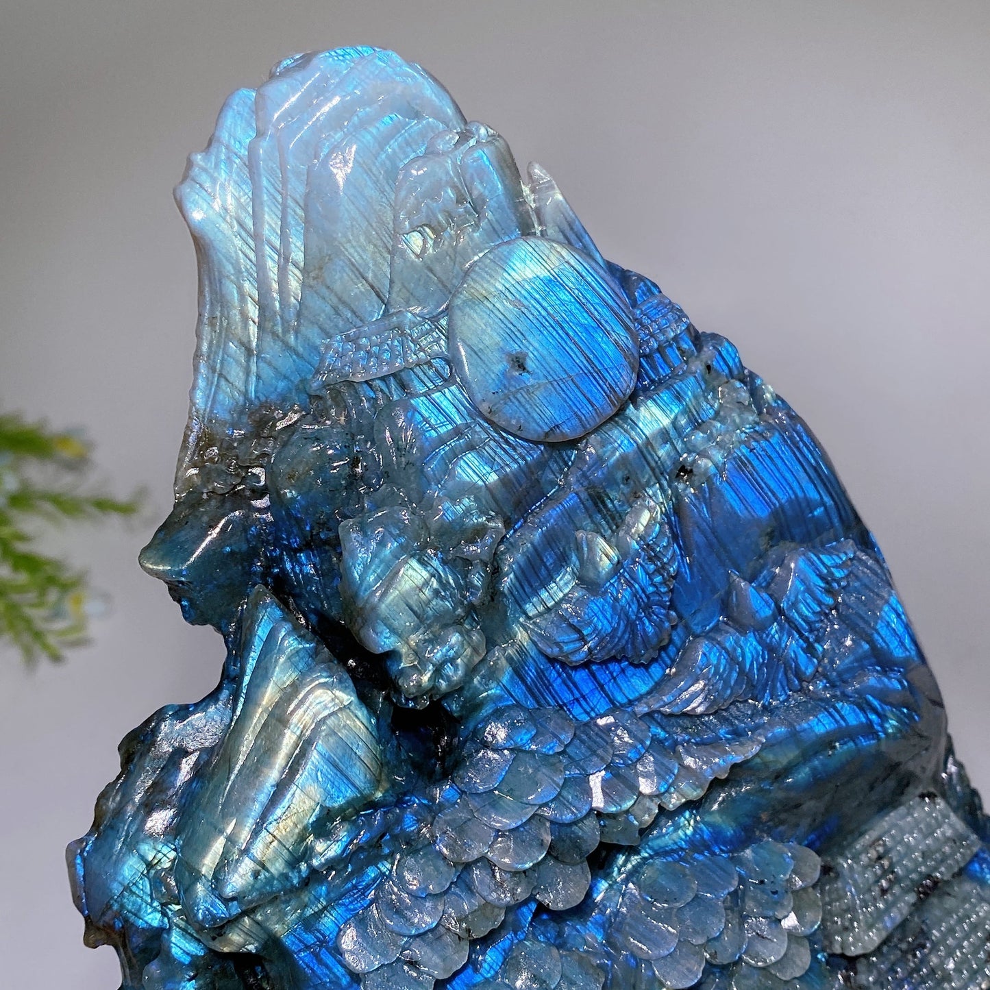 Unique Hand Carved Labradorite Landscape Pavilions Free Form Crystal Healing Bulk Wholesale