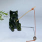 2.3" Crystal Fishing Cat Carving Crystal Healing Bulk Wholesale